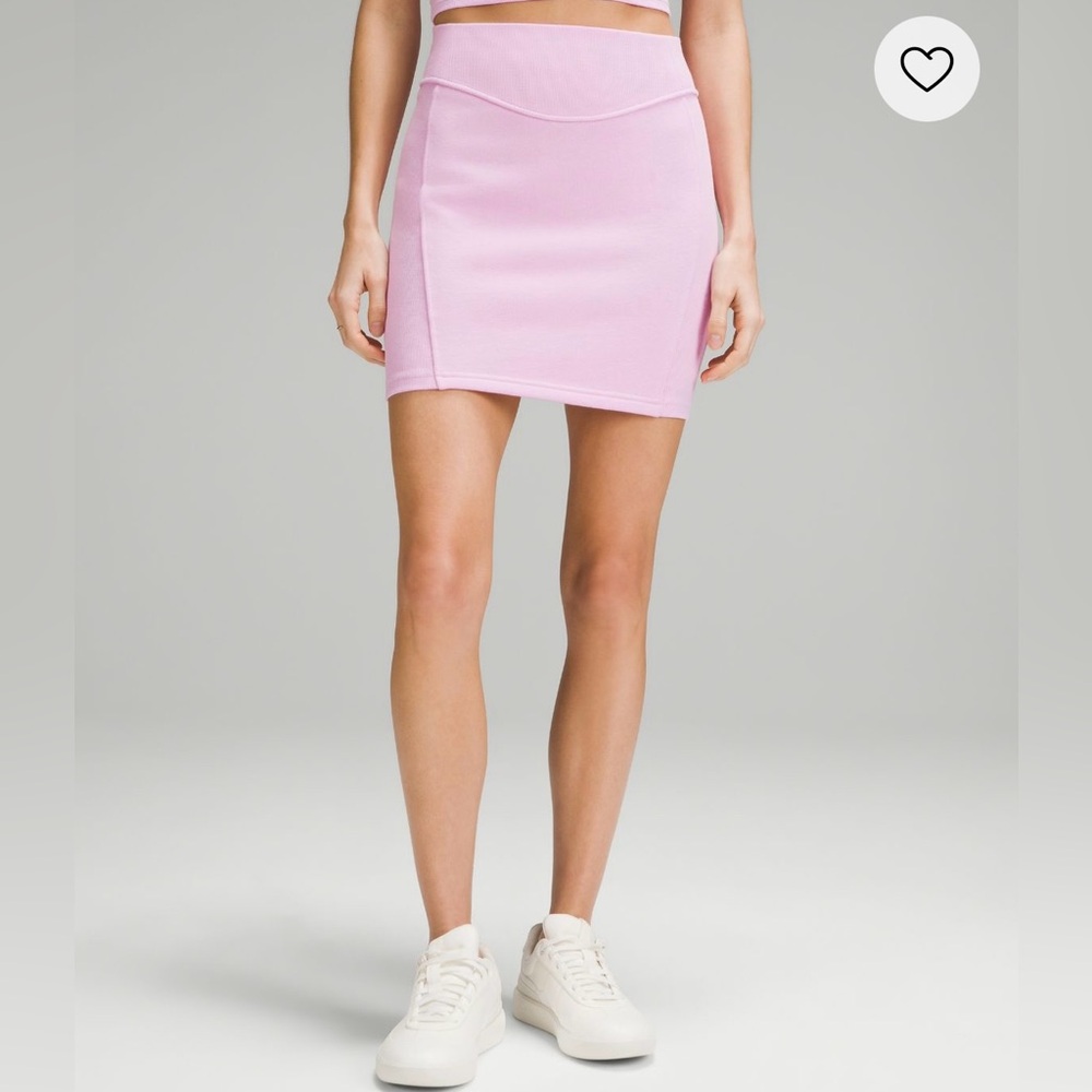 Lululemon Scuba Skirt Vitapink Sweet and Comfy Scuba soft High-Rise Mini Skirt🩷